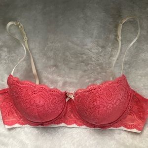 NWOT  HEIDI KLUM salmon pink bra 36B
